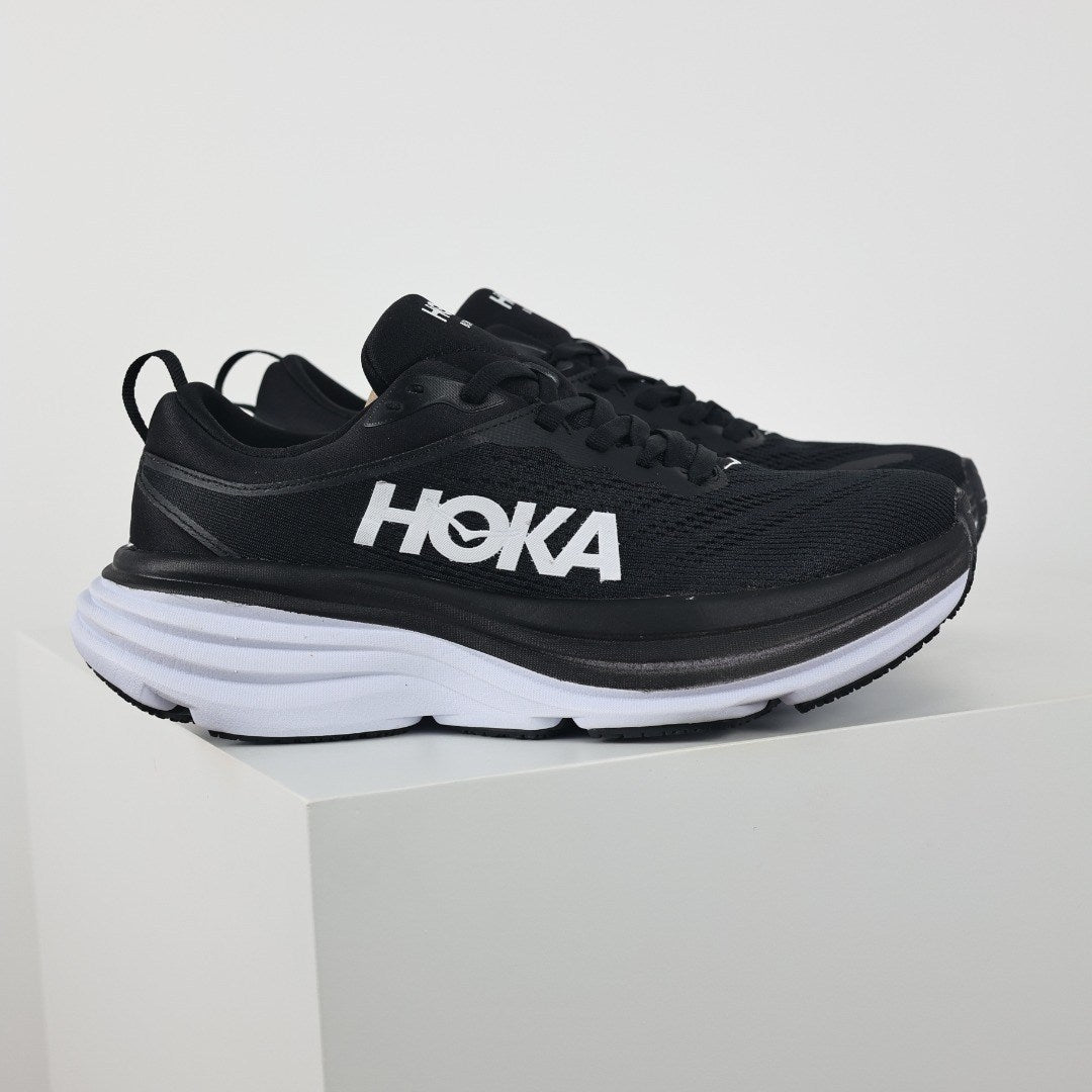 HOKA Bondi 8 Hombre - Negro / Blanco