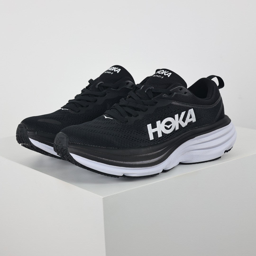 HOKA Bondi 8 Hombre - Negro / Blanco