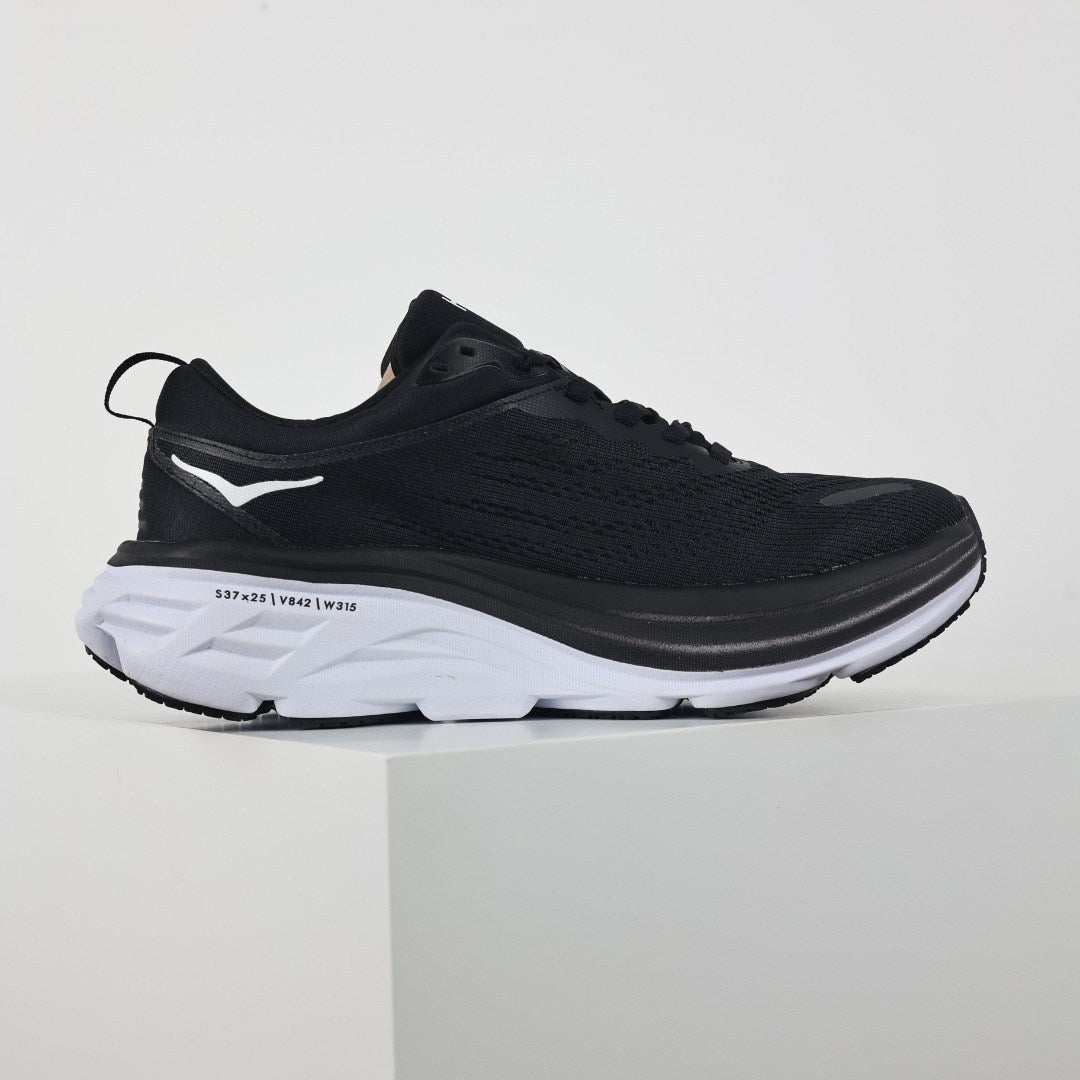 HOKA Bondi 8 Hombre - Negro / Blanco