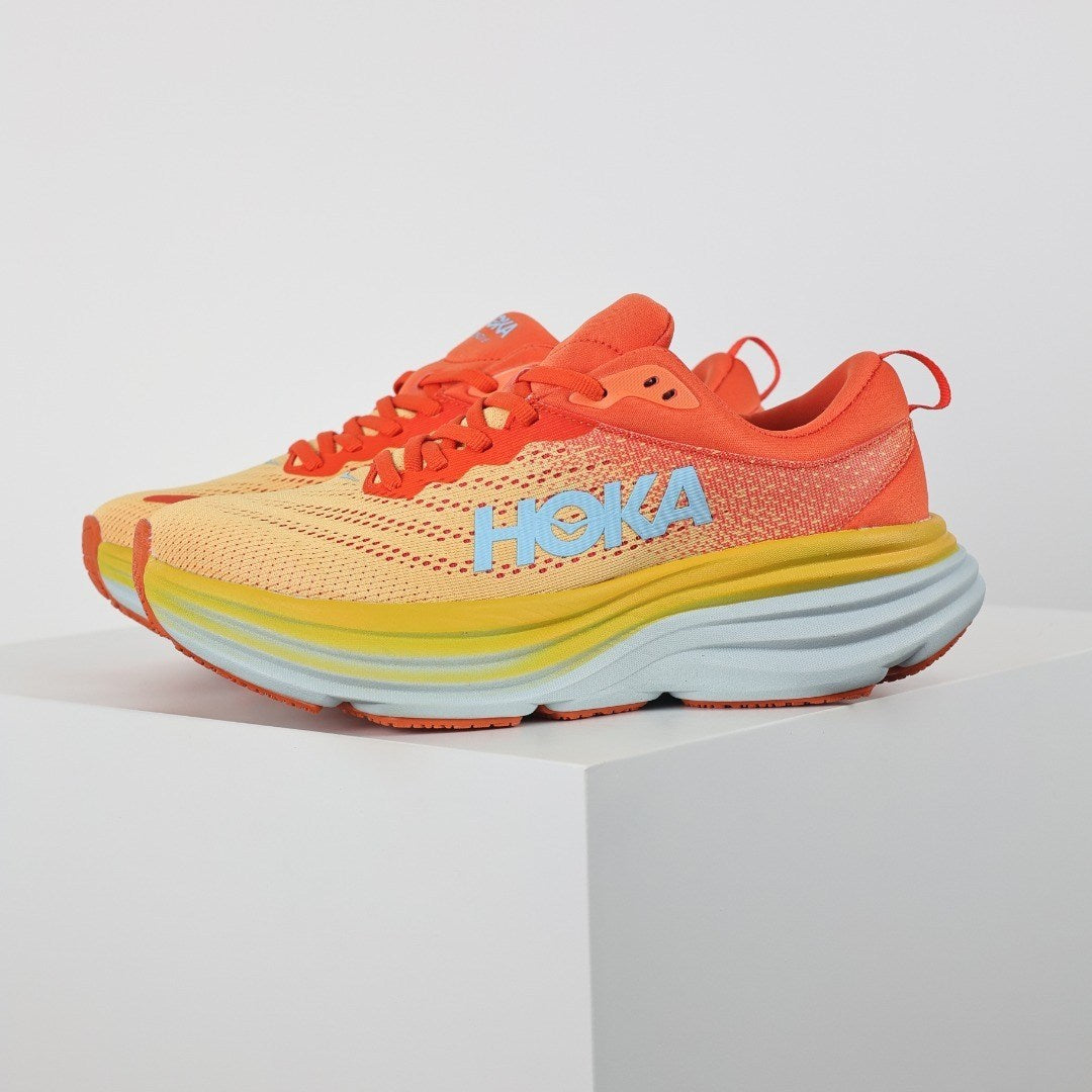 HOKA Bondi 8 Mujer - Naranja / Amarillo
