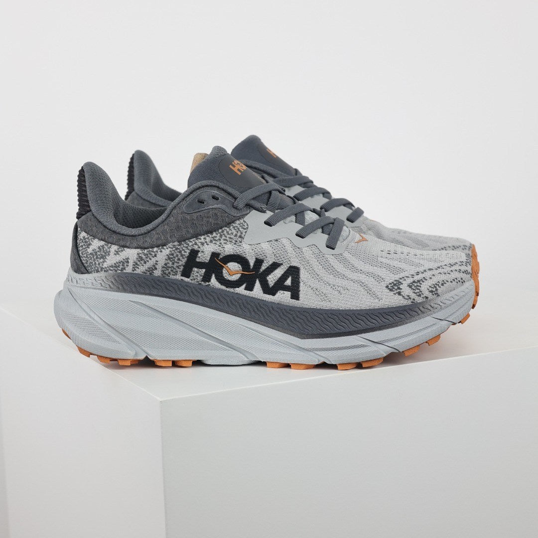 HOKA Challenger ATR 7 Hombre - Gris / Naranja