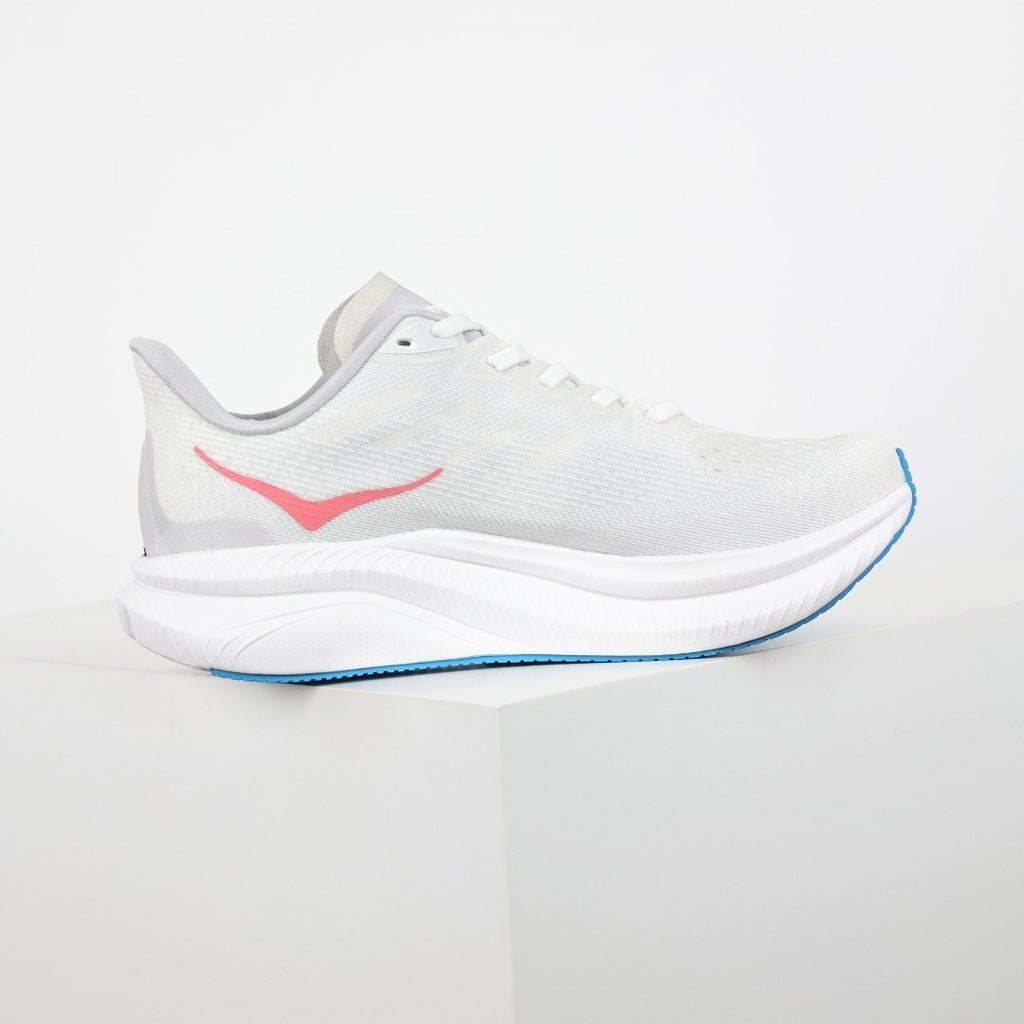 HOKA Mach 6 Mujer - Blanco / Azul