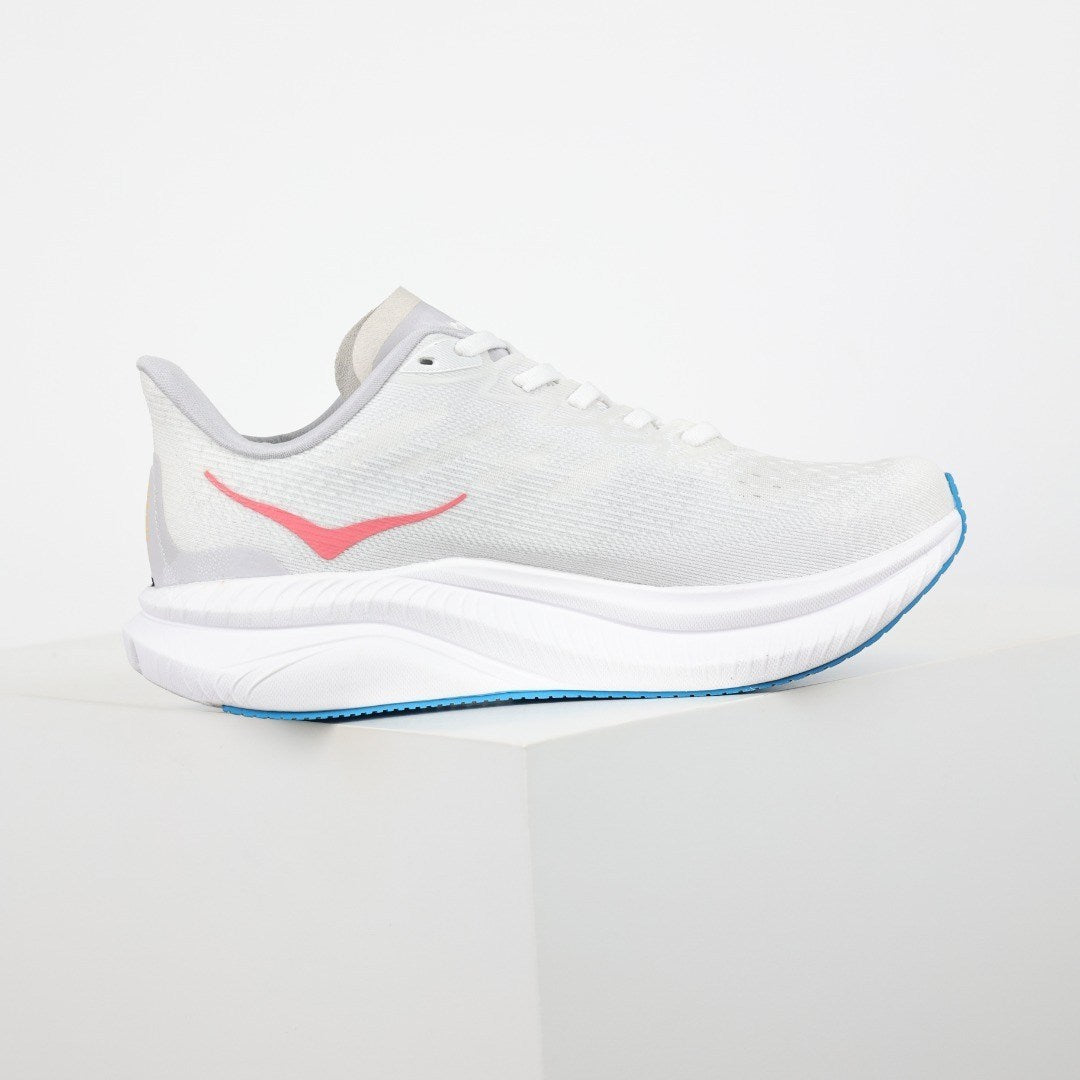 HOKA Mach 6 Mujer - Blanco / Azul