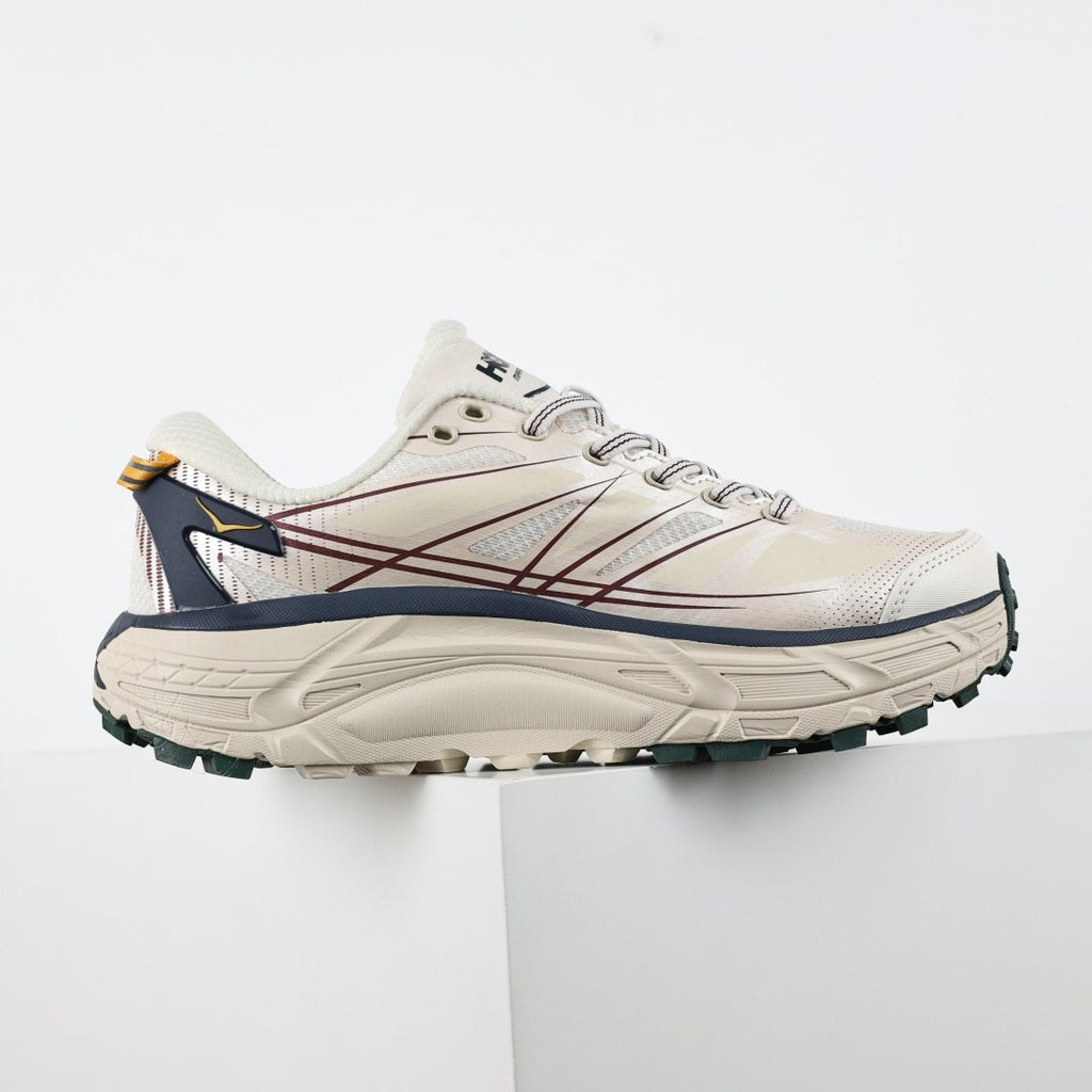 HOKA Mafate Speed 2 Hombre - Crema / Azul marino