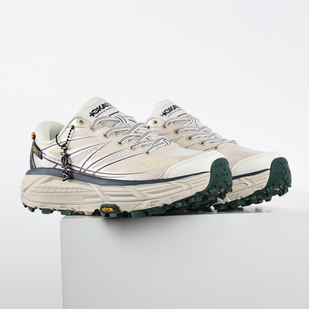 HOKA Mafate Speed 2 Hombre - Crema / Azul marino
