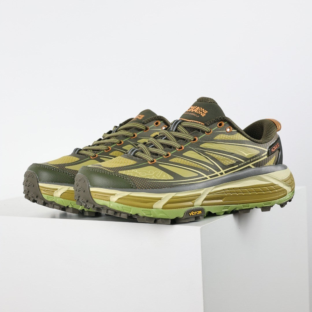 HOKA Mafate Speed 2 Hombre - Oliva / Lima