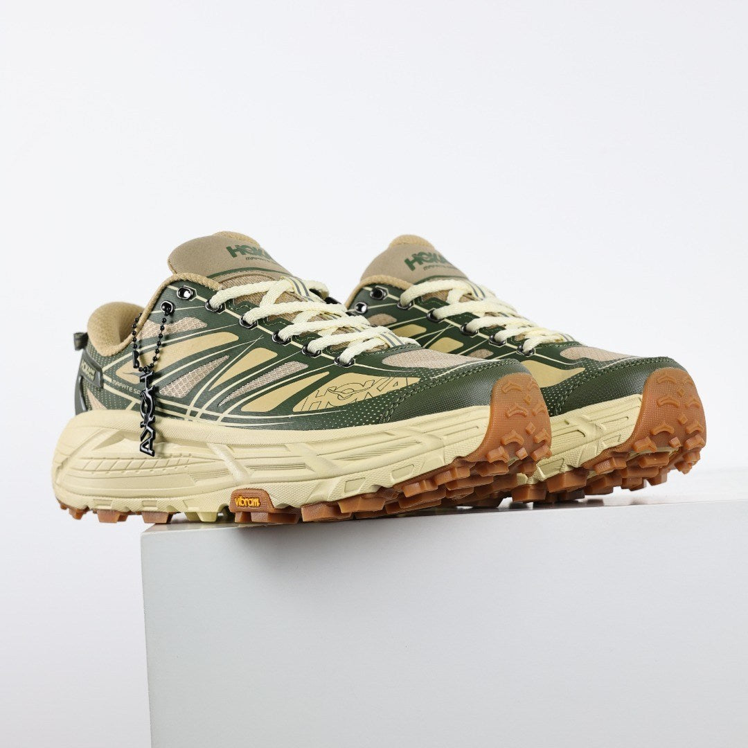 HOKA Mafate Speed 2 Hombre - Verde oliva / Crema