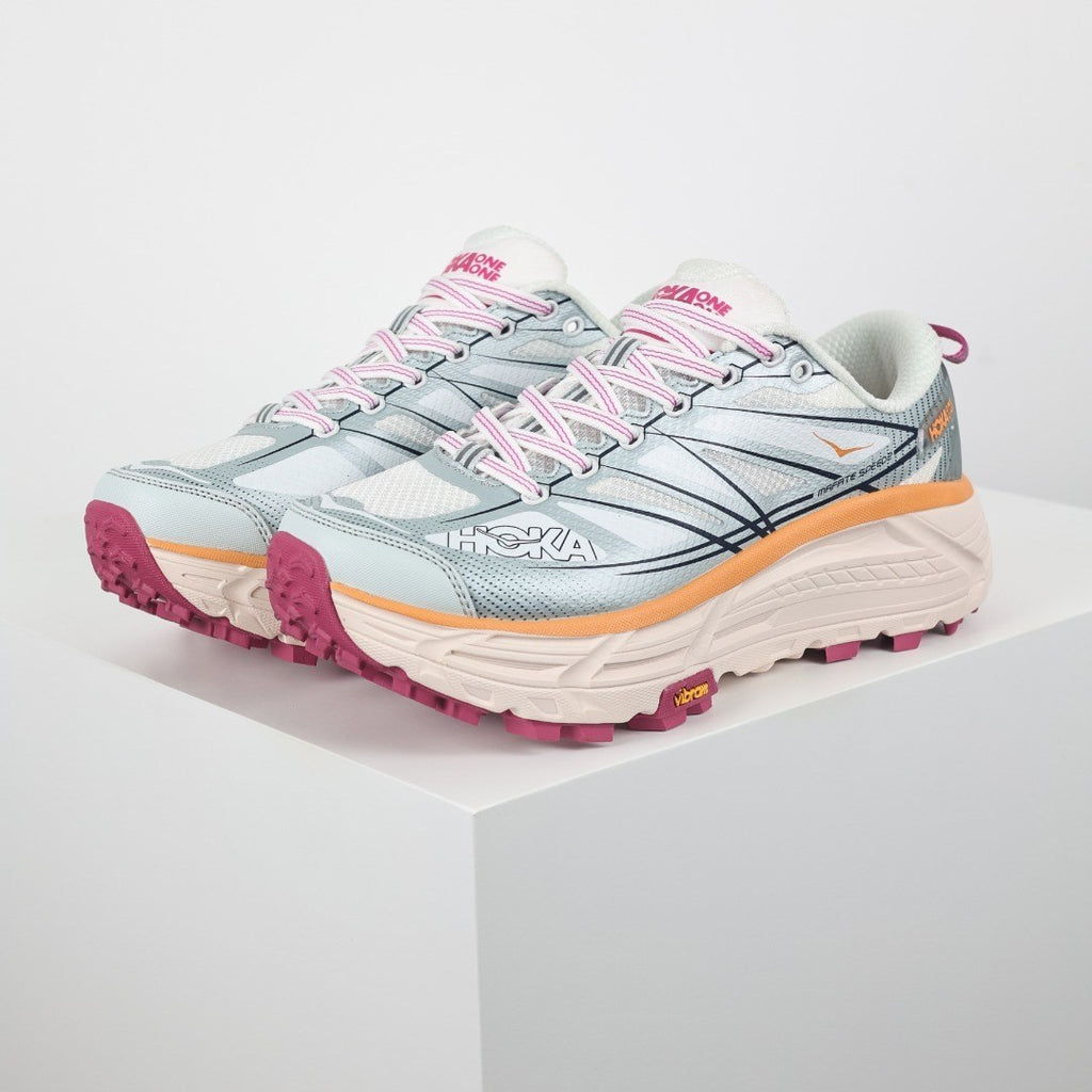 HOKA Mafate Speed 2 Mujer - Celeste / Rosa