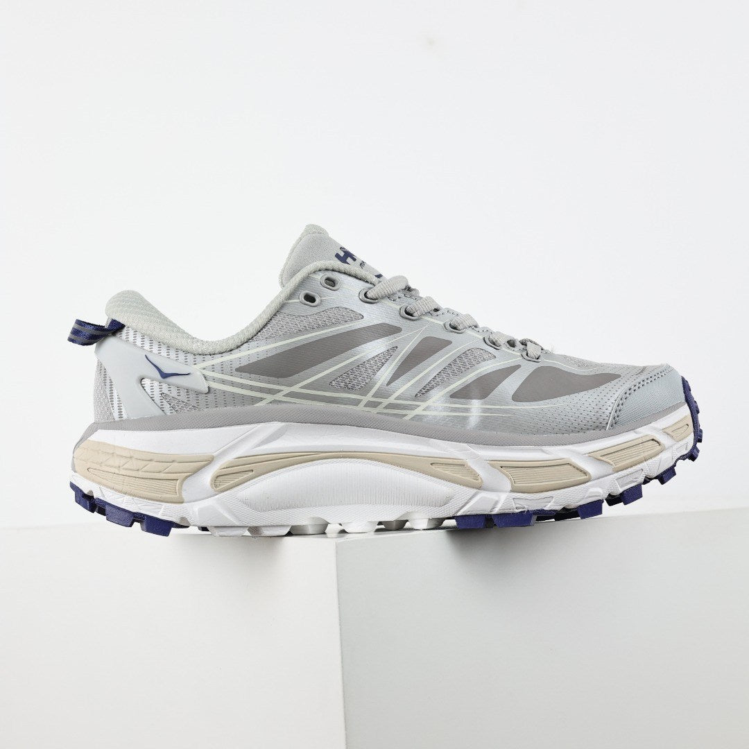 HOKA Mafate Speed 2 Mujer - Gris / Azul marino