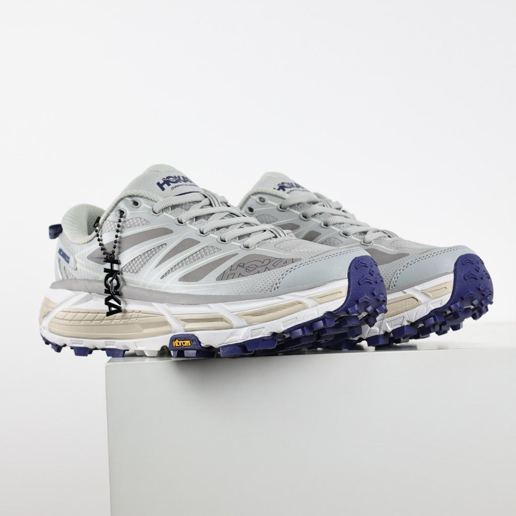 HOKA Mafate Speed 2 Mujer - Gris / Azul marino