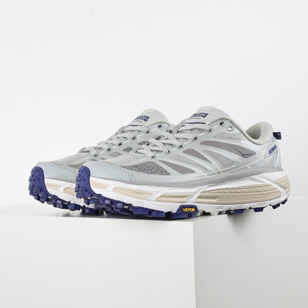 HOKA Mafate Speed 2 Mujer - Gris / Azul marino