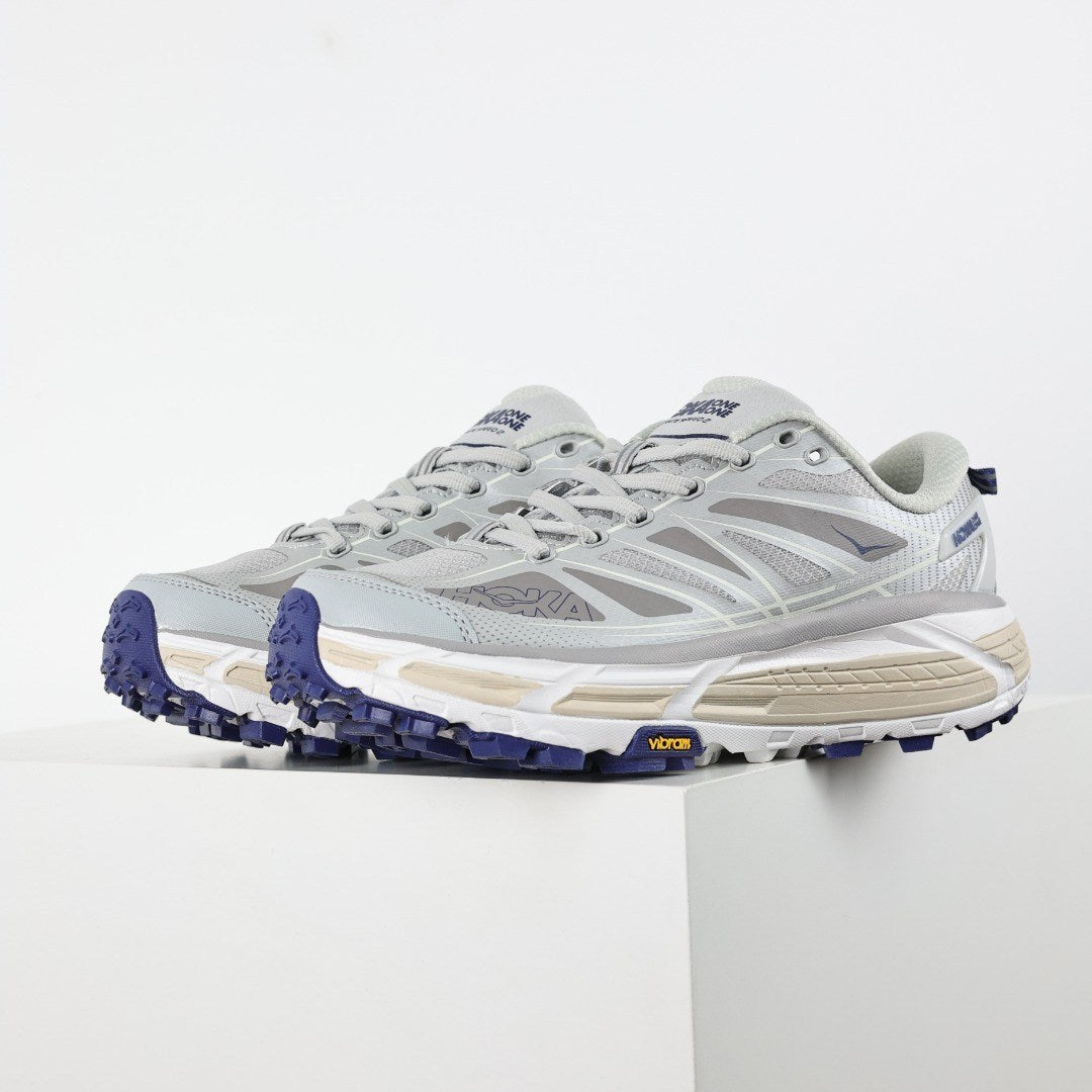 HOKA Mafate Speed 2 Mujer - Gris / Azul marino