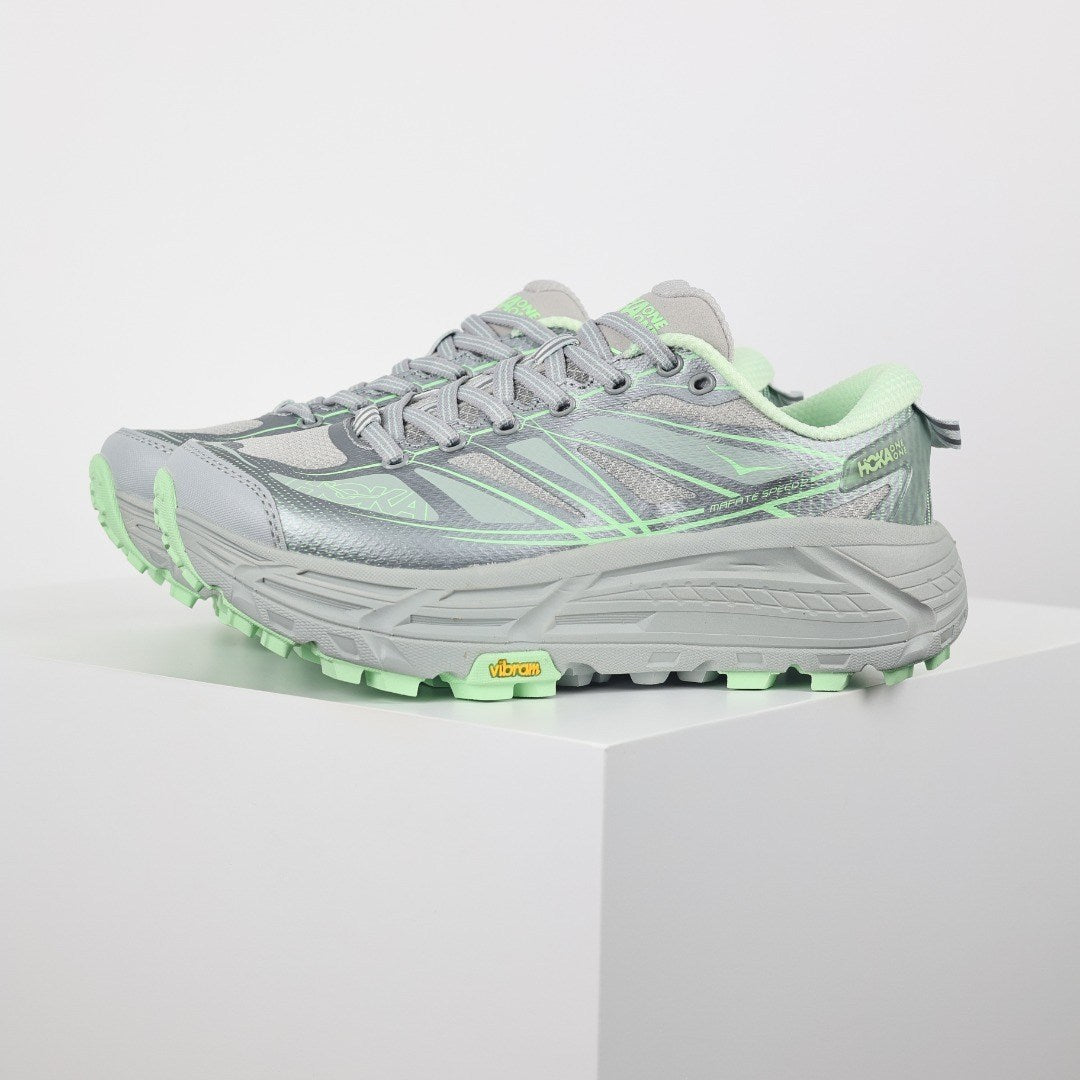 HOKA Mafate Speed 2 Mujer - Gris / Menta