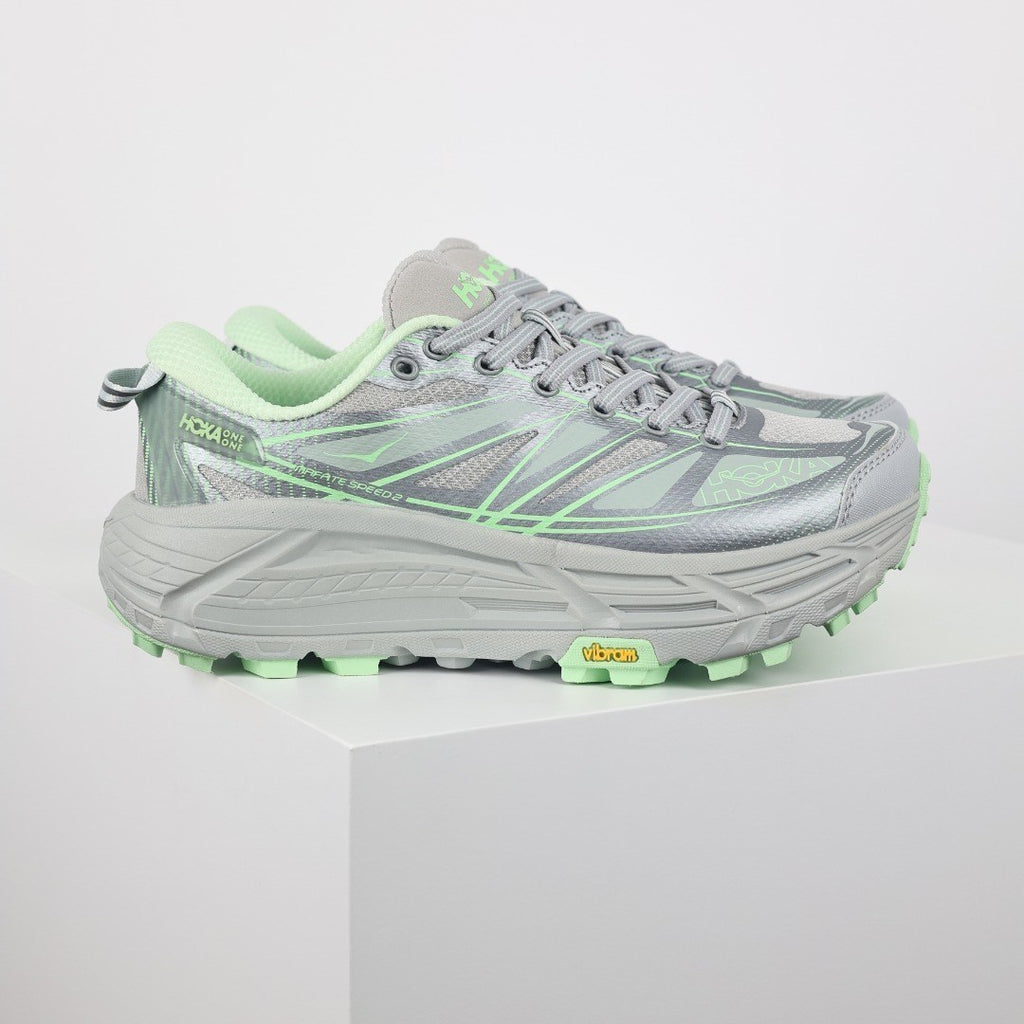 HOKA Mafate Speed 2 Mujer - Gris / Menta