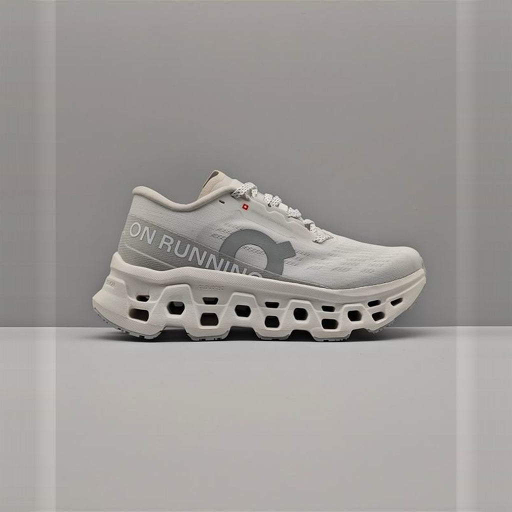 On Cloudmonster 3 Hombre - Blanco / Gris