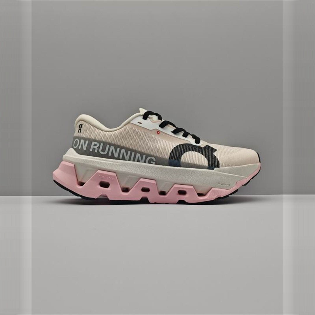 On Cloudmonster 3 Mujer - Crema / Rosa