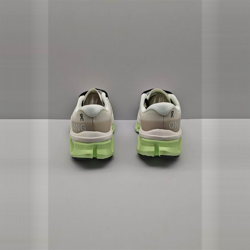 On Cloudmonster 3 Mujer - Crema / Verde lima